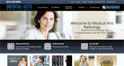 Desktop Screenshot of medicalartsradiology.com