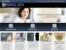 Tablet Screenshot of medicalartsradiology.com